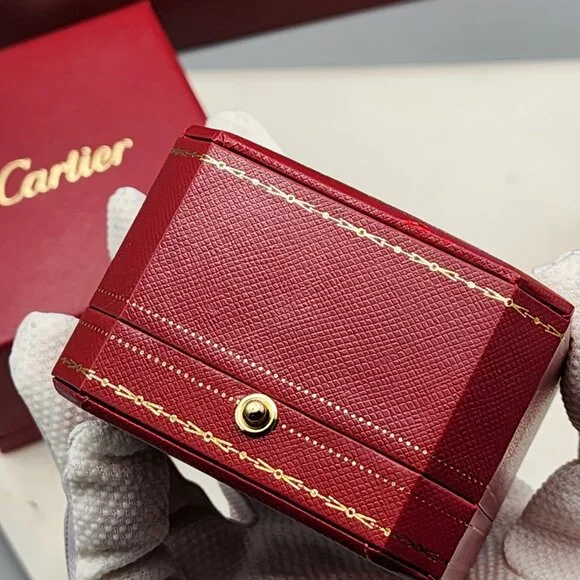 Cartier Love 18k Yellow Gold Trinity Ring Size 52 - Picture 10 of 10